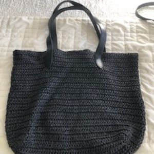 Banana Republic crochet/straw Bag